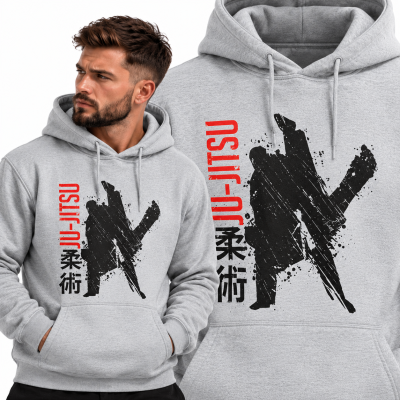 BLUZA Z KAPTUREM  SPORTY WALK  JU JITSU
